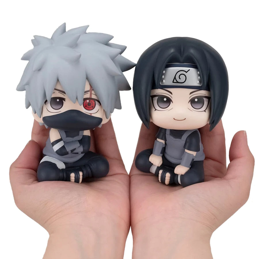 Naruto Anime Figure â 10cm Look Up Q Version Uchiha Itachi / Kakashi Collectible Figurine