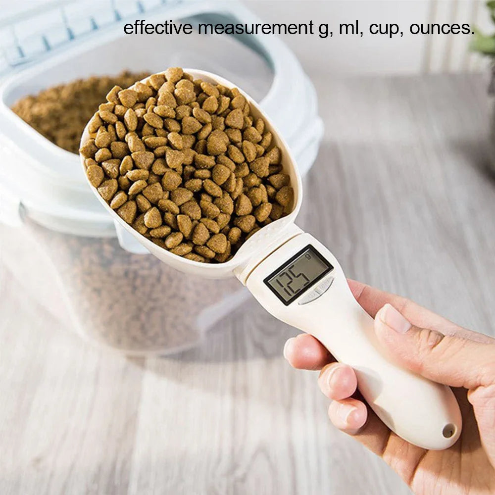 Digital Pet Food & Kitchen Measuring Spoon Scale