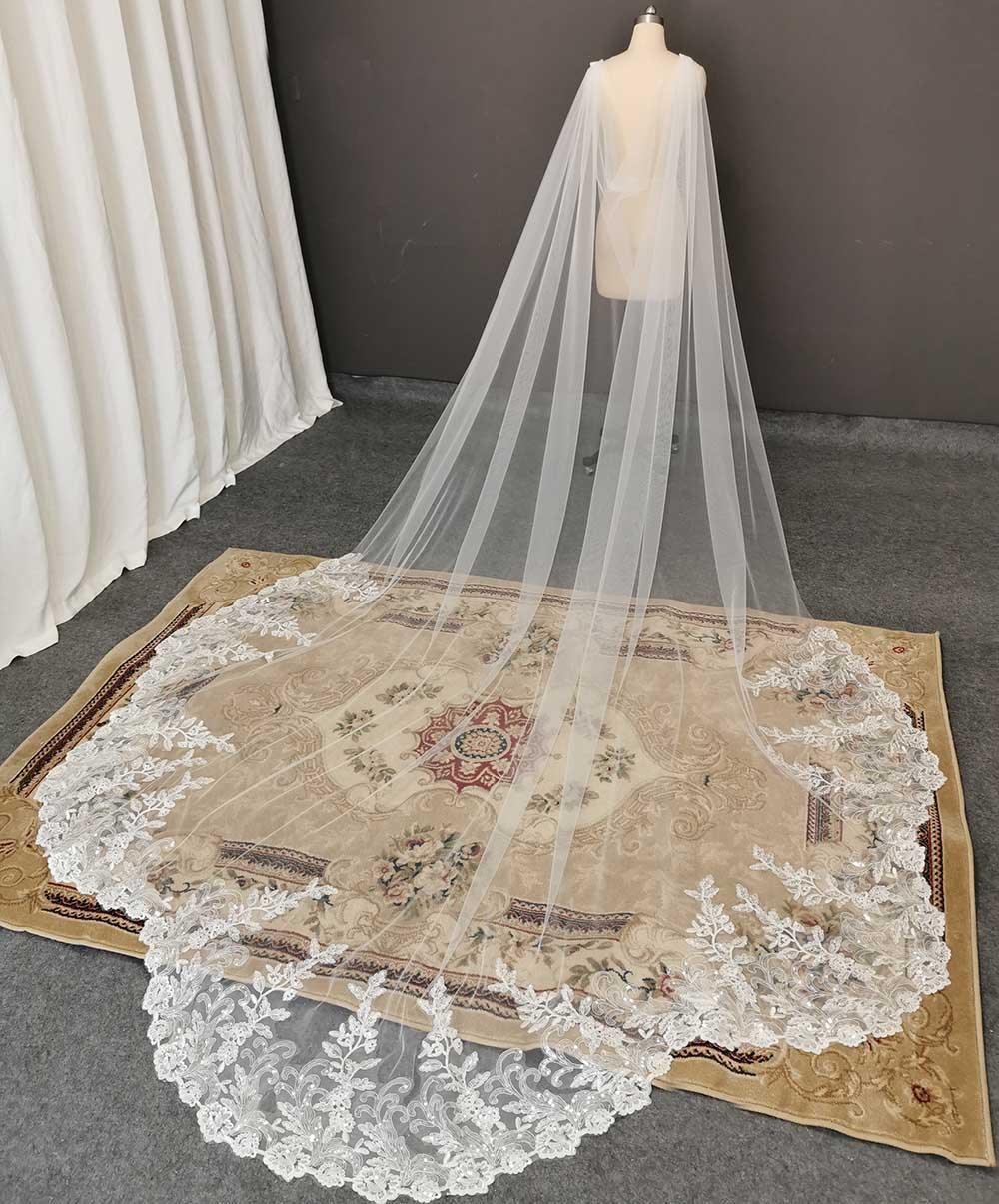 long wedding veil