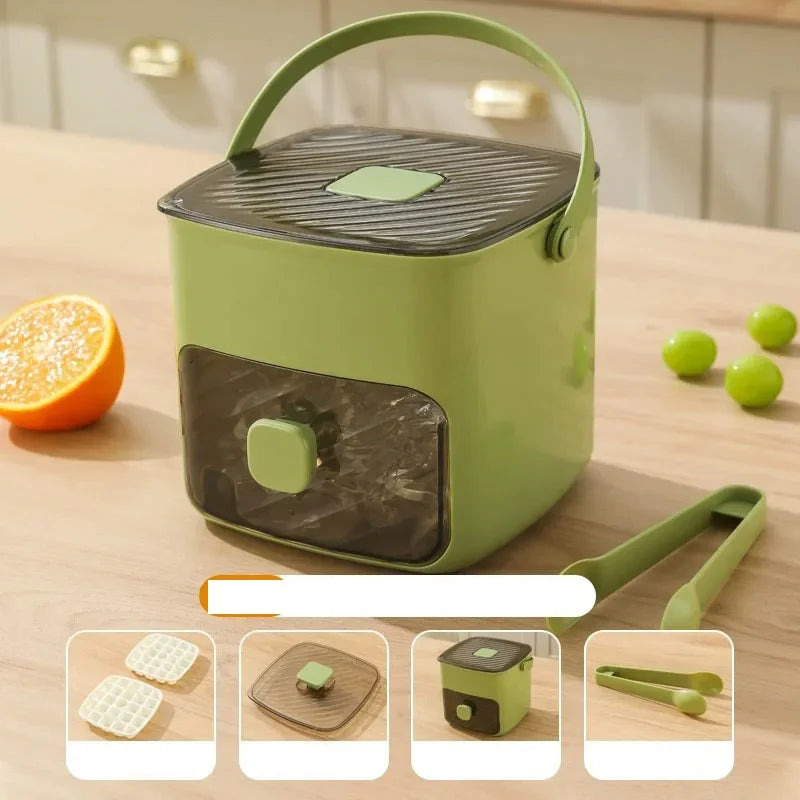 48-Grid Ice Cube Tray – One-Touch Release Reusable Ice Maker | Eco-Friendly, BPA-Free PC Plastic Home Ice Making Tool
