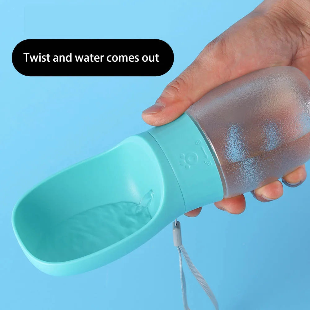 Stay Hydrated on the Go – 300ml & 500ml Travel Water Bottle for Dogs & Cats
