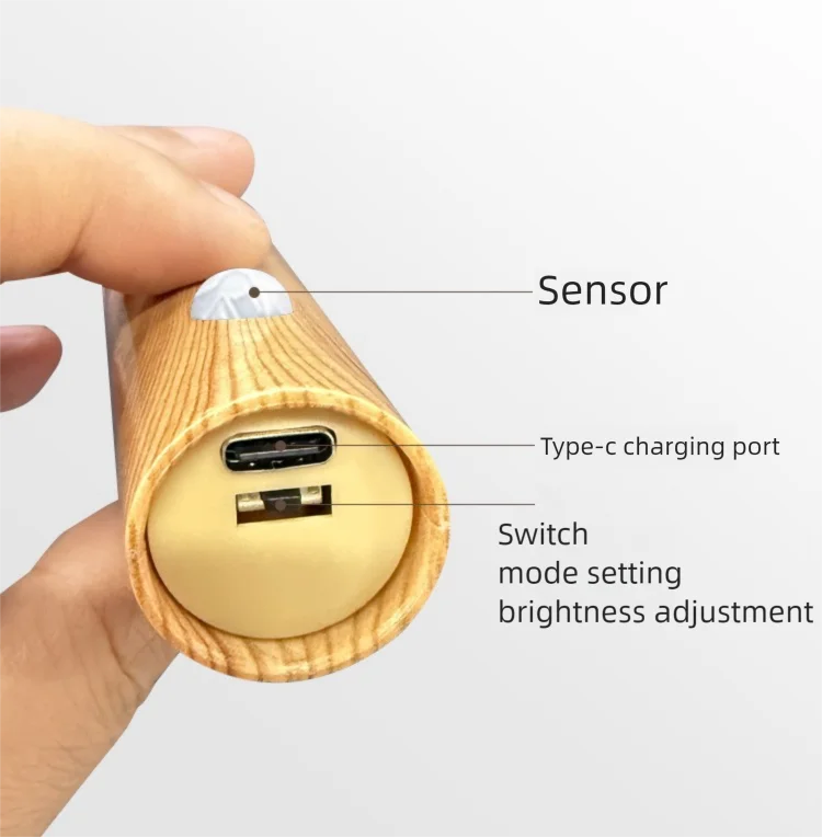 Magnetic Motion Sensor Night Light β Rechargeable LED Wall Lamp with Auto On/Off
