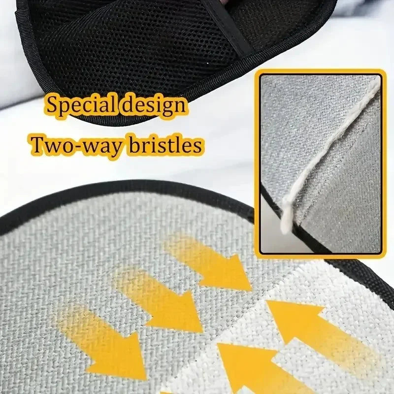 Pet Grooming Gloves – Soft Mesh Cloth Gloves for Dogs & Cats | Lint-Free, Gentle Brushing & Shedding Control