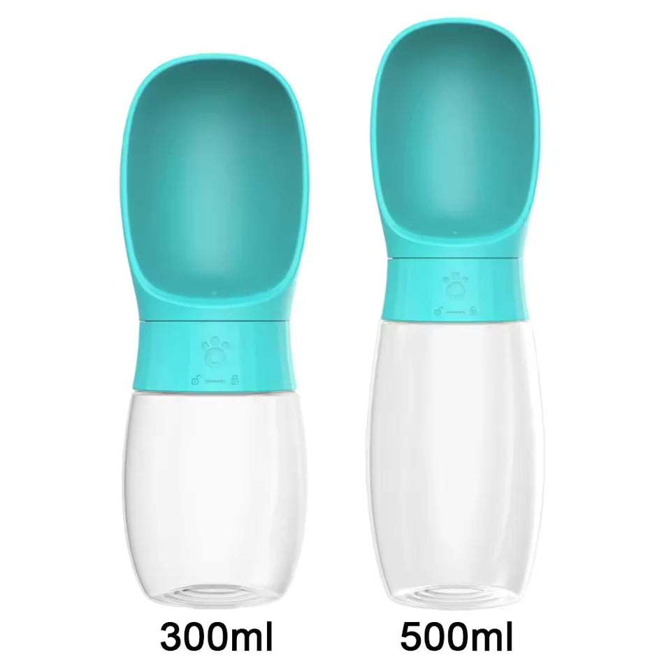 Stay Hydrated on the Go – 300ml & 500ml Travel Water Bottle for Dogs & Cats