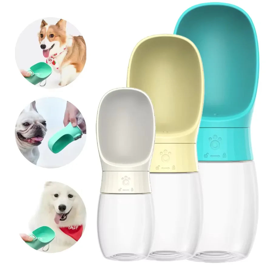 Stay Hydrated on the Go – 300ml & 500ml Travel Water Bottle for Dogs & Cats