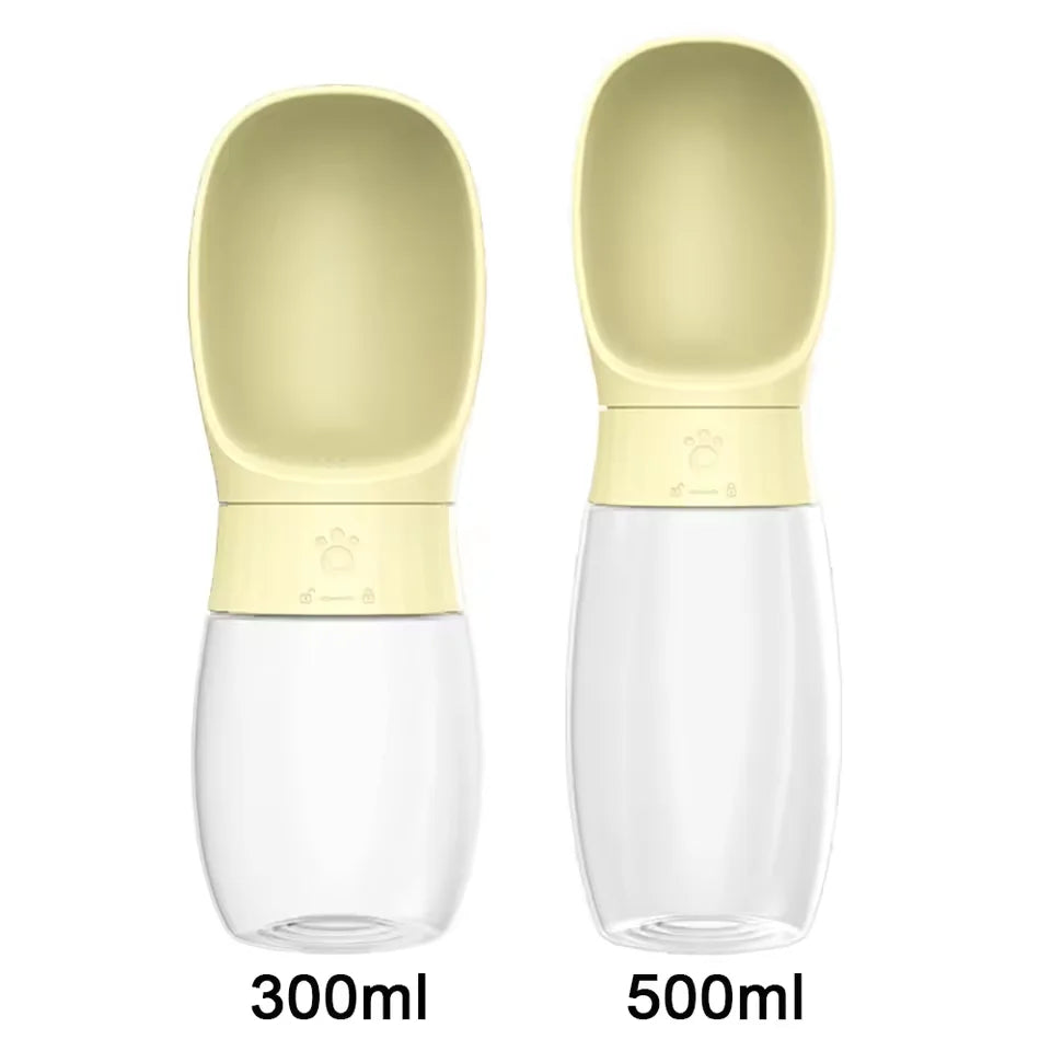 Stay Hydrated on the Go – 300ml & 500ml Travel Water Bottle for Dogs & Cats