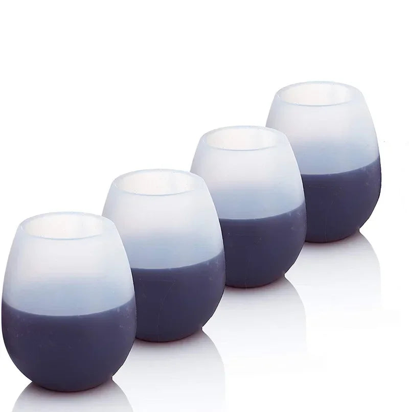Silicone Wine Glasses – Unbreakable, Reusable & Travel-Friendly Drinkware (12oz)