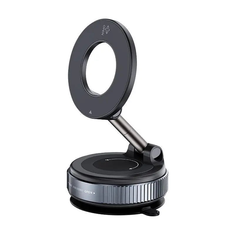 Magnetic Phone Holder – 360° Rotating Car & Desk Mount with N52 Magnet & Vacuum Suction – Universal Phone Holder for Car, Office, Home