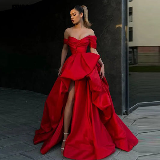 red gown