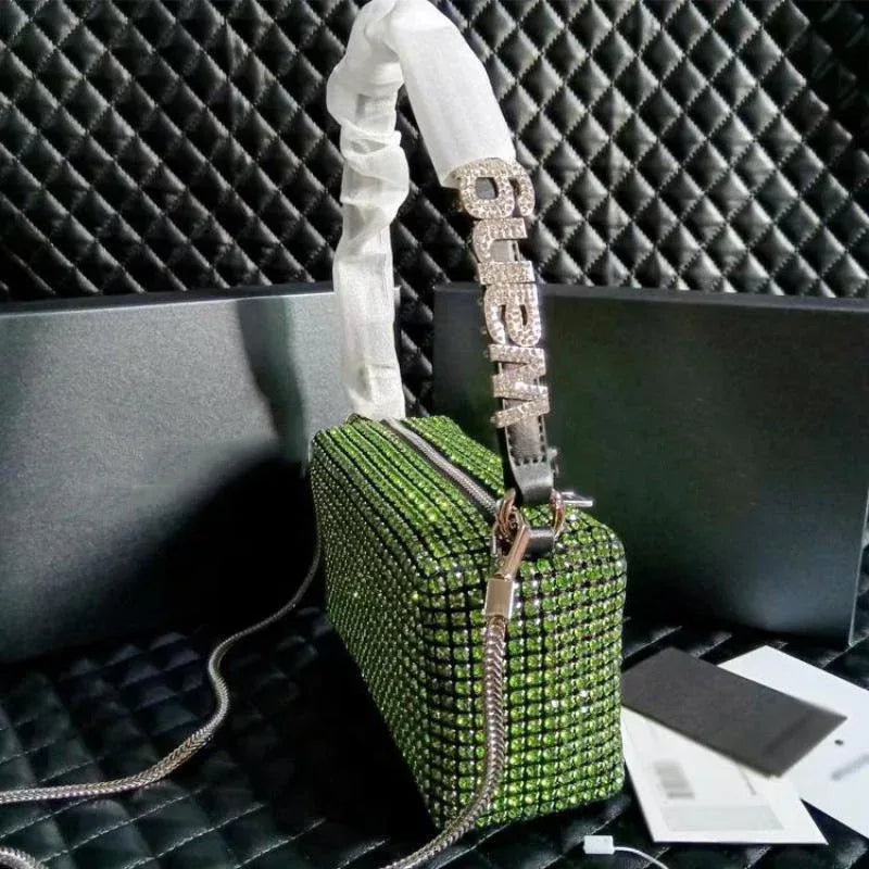 New Rhinestone Handbag for Women | Crossbody Bag Shining Diamond Bag