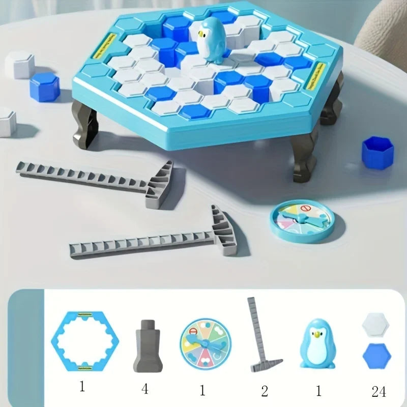 Save the Penguin Ice Breaker Game – Fun & Tense Knocking Block Toy