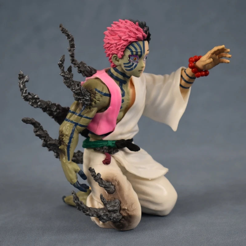 Demon Slayer Akaza (Hakuji) Action Figure – Anime PVC Collectible Model Toy (13cm)