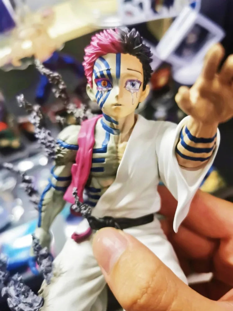 Demon Slayer Akaza (Hakuji) Action Figure – Anime PVC Collectible Model Toy (13cm)