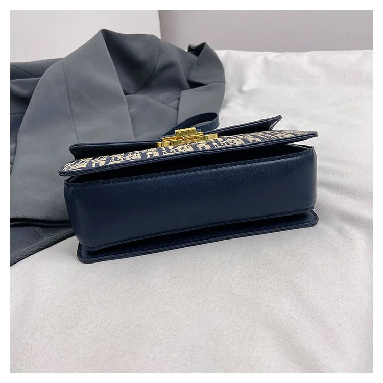 Luxury PU Leather Baguette Shoulder Bag for Women – 2025 Designer Crossbody Purse & Travel Clutch Handbag