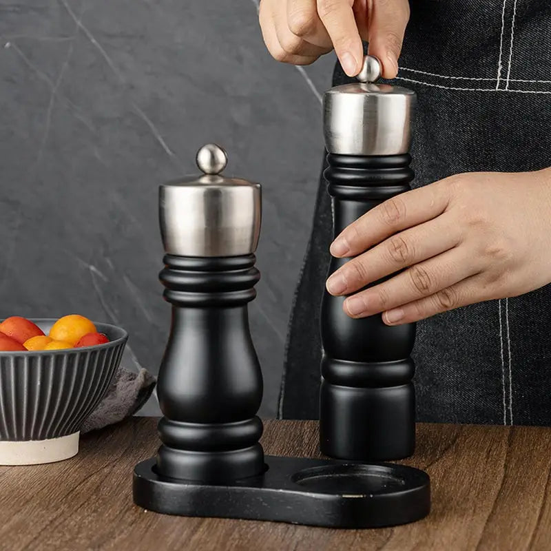 hand twist pepper grinder rustic kitchen decor