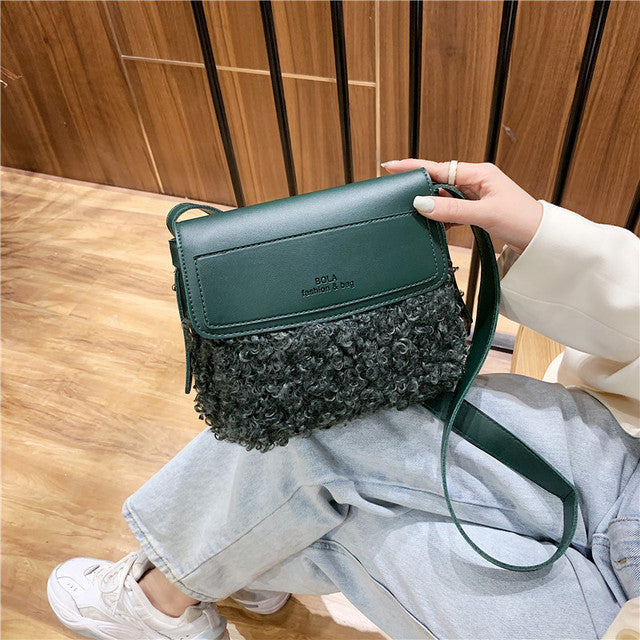 Faux Fur Crossbody Bags | SpyTrendz