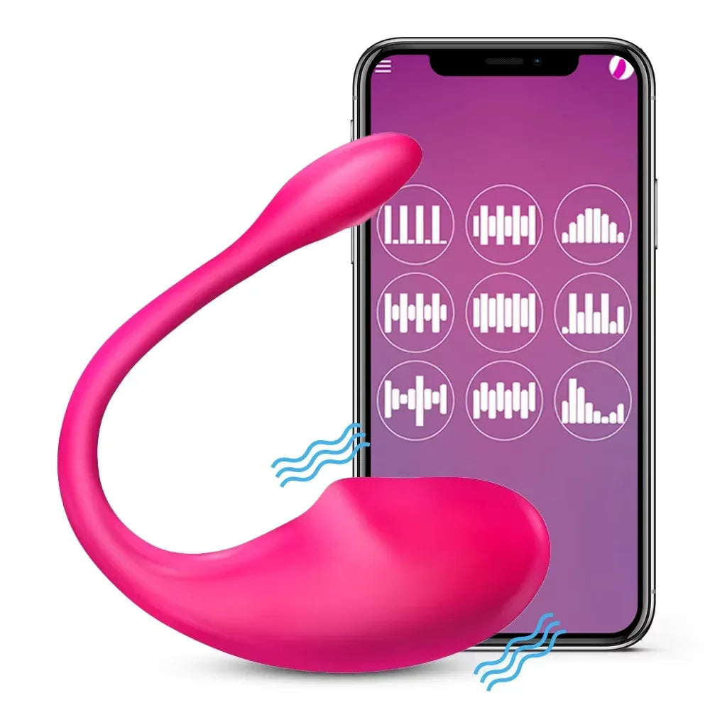 App controlled G spot vibrator with Bluetooth remote play