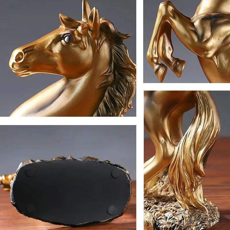 Elegant animal statue office desk decoration