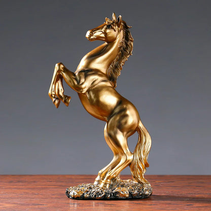European resin horse statue decorative sculpture