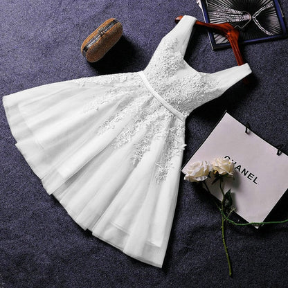 white prom dress