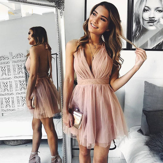 pink homecoming dress