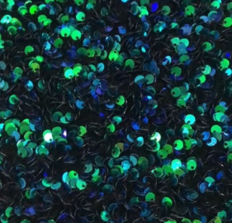 Black Sequined Mermaid Prom Dress, Side Slit Prom Dress