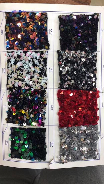 Black Sequined Mermaid Prom Dress, Side Slit Prom Dress