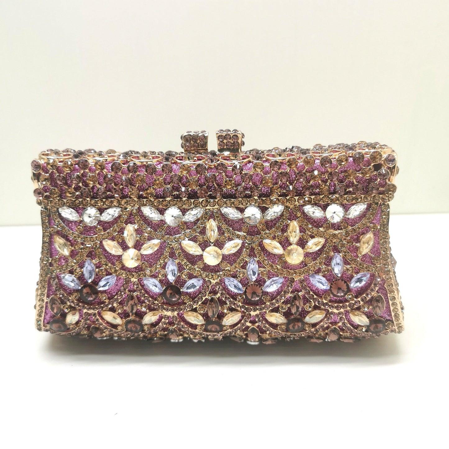 Diamond Colorful Clutch Bag For Party Bridal