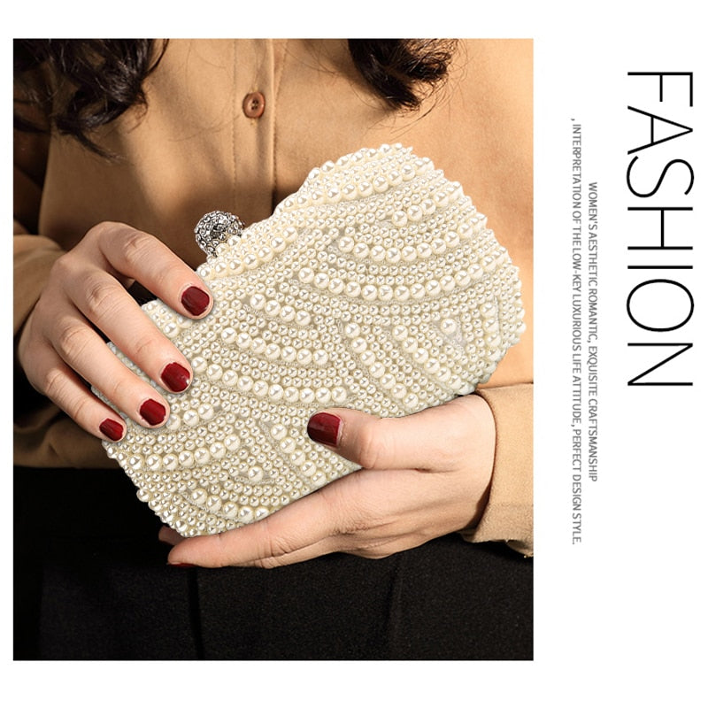 Clutch Bag For Women | Pearl Clutch Evening Bags For Party