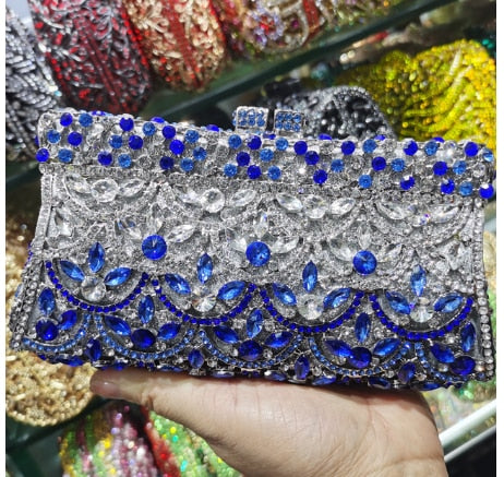 rhinestone clutch bag