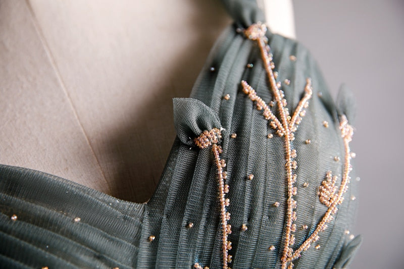 floral embroidered dress