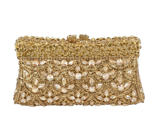 Diamond Colorful Clutch Bag For Party Bridal