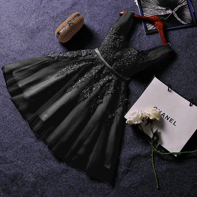 black prom dress