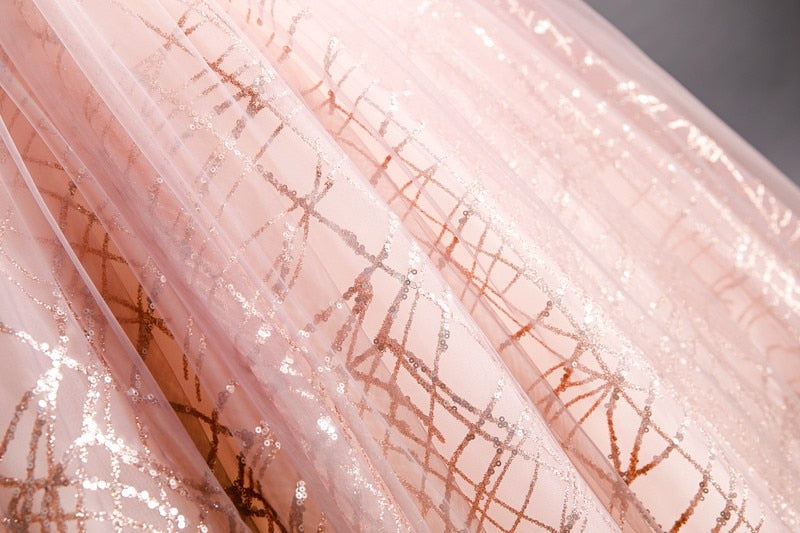 Vintage Quinceanera Dress Luxury Sleeveless V-neck Ball Gown