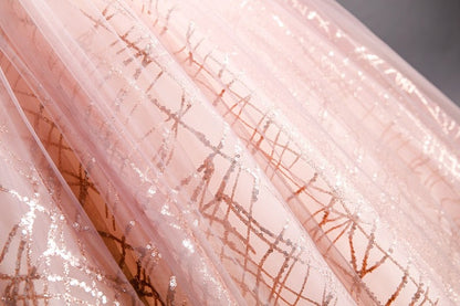 Vintage Quinceanera Dress Luxury Sleeveless V-neck Ball Gown