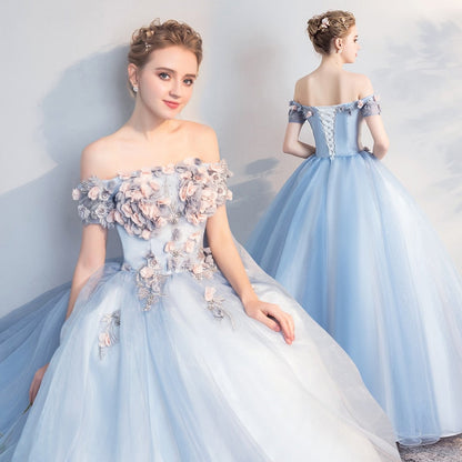 blue quinceanera dresses