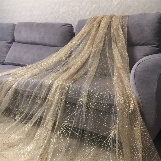 Long Cathedral Fireworks Rhinestone Starry Sky Bridal Wedding Veils With Comb