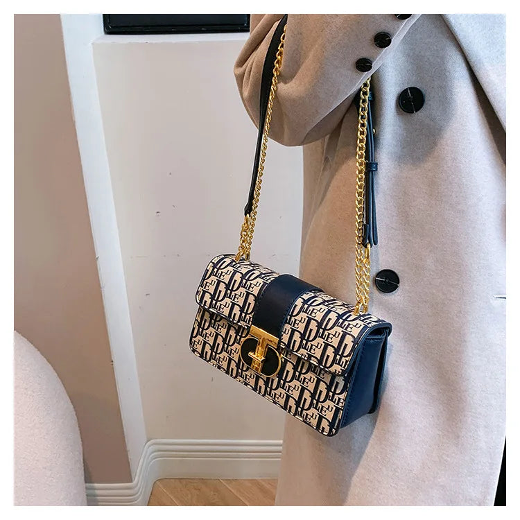 Luxury PU Leather Baguette Shoulder Bag for Women – 2025 Designer Crossbody Purse & Travel Clutch Handbag