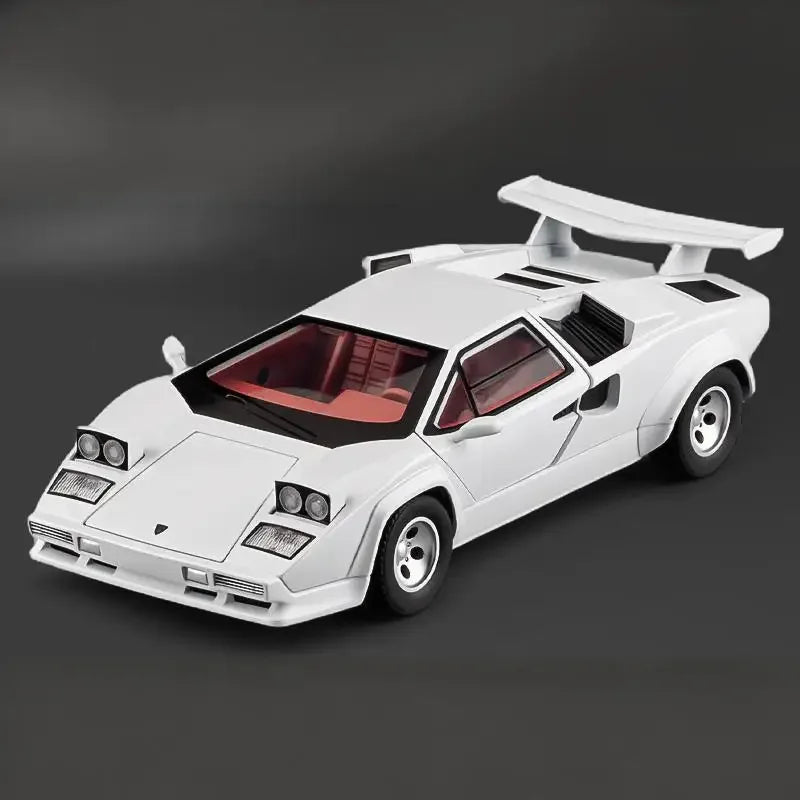 1:24 Lamborghini Countach LP500S Diecast Model Car – Lights, Sound & Pull-Back Supercar - SpyTrendz