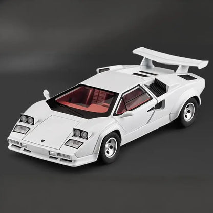 1:24 Lamborghini Countach LP500S Diecast Model Car – Lights, Sound & Pull-Back Supercar - SpyTrendz