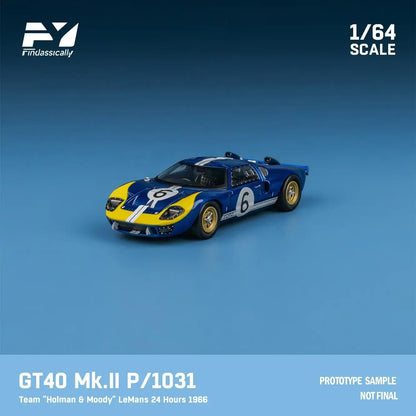 Findclassically FY 1:64 GT40 MK I alloy simulation car model - SpyTrendz