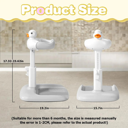 Baby Standing Bath Support Rack – Adjustable Anti-Slip Shower Stand for Infants & Toddlers