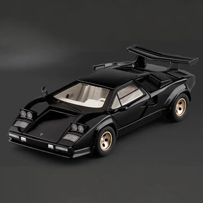 1:24 Lamborghini Countach LP500S Diecast Model Car – Lights, Sound & Pull-Back Supercar - SpyTrendz
