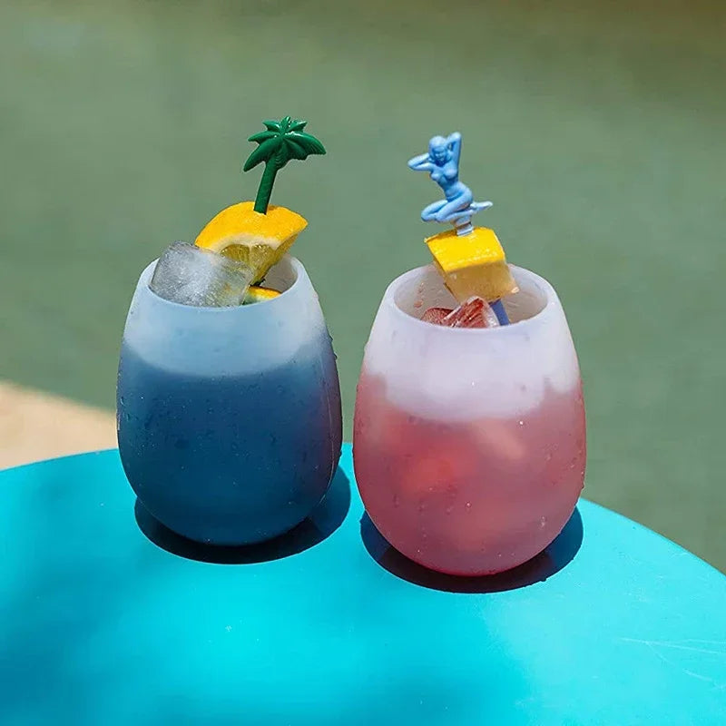 Silicone Wine Glasses – Unbreakable, Reusable & Travel-Friendly Drinkware (12oz)