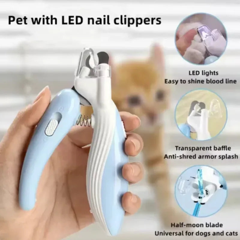 Professional Pet Nail Clippers for Cats & Dogs – Labor-Saving Grooming Scissors for Small Animals