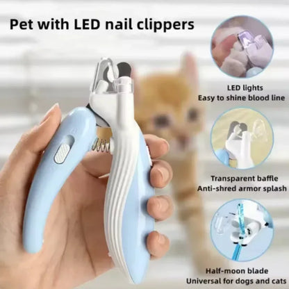 Professional Pet Nail Clippers for Cats & Dogs – Labor-Saving Grooming Scissors for Small Animals