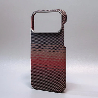 Luxury Carbon Fiber Slim Case for iPhone – Ultra-Thin Hard PC Cover with Alloy Lens Protection | Shockproof & Anti-Fingerprint