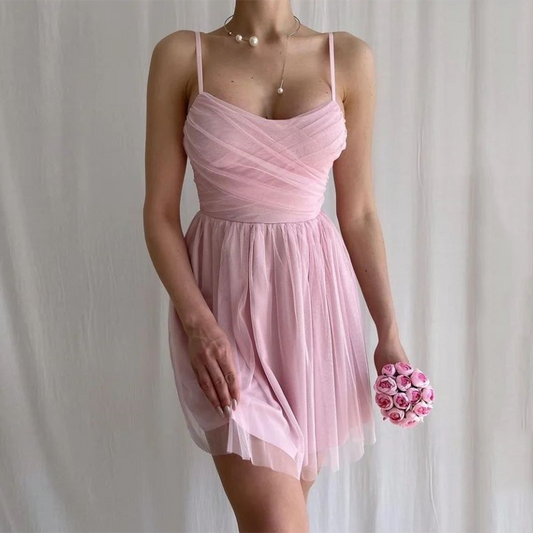 pink prom dress