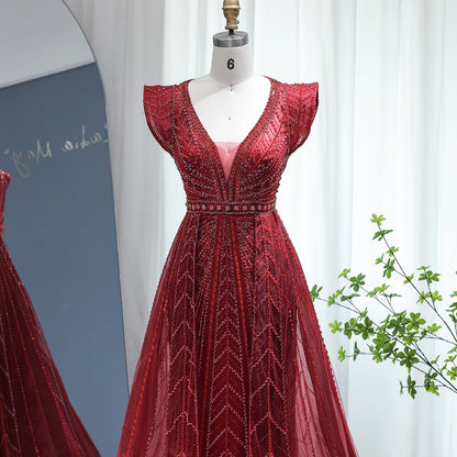 Burgundy Formal Dress 