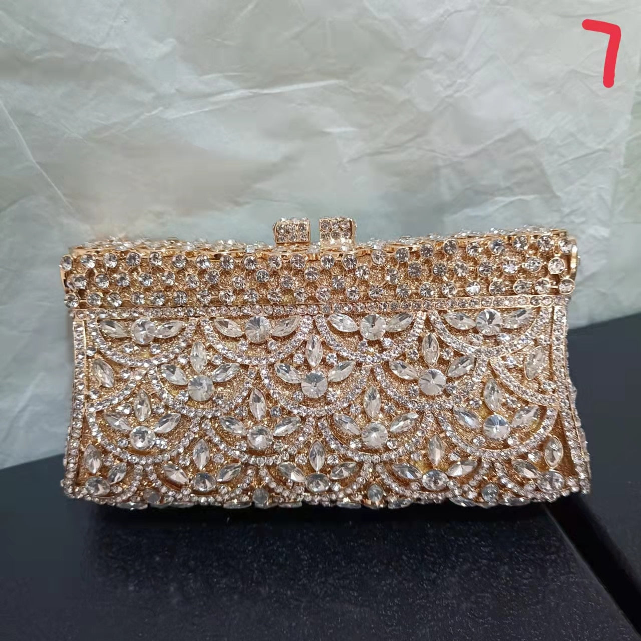 Diamond Colorful Clutch Bag For Party Bridal